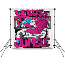 Welcome To The Jungle Backdrops 52336417