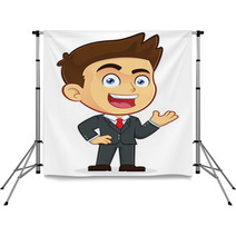 Welcoming Businessman Backdrops 59346510