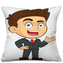 Welcoming Businessman Pillows 59346510