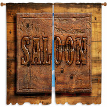 Western Saloon Window Curtains 65403823