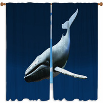 Whale 3 Window Curtains 38135730