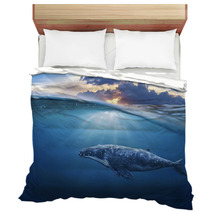 Whale In Half Air Bedding 96488334
