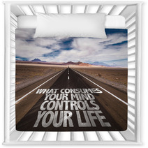 What Consumes Your Mind Controls You Life Written On The Road Nursery Decor 88872199