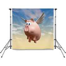 When Pigs Fly Backdrops 42988553