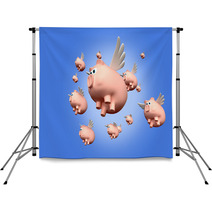 When Pigs Fly Backdrops 42988556