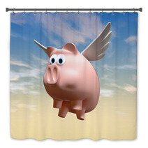 When Pigs Fly Bath Decor 42988553