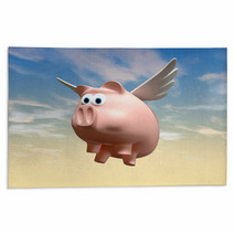 When Pigs Fly Rugs 42988553