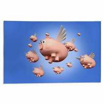 When Pigs Fly Rugs 42988556
