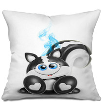 Whimsical Kawaii Cute Skunk Pillows 45778095