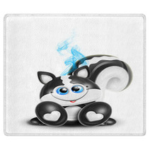 Whimsical Kawaii Cute Skunk Rugs 45778095