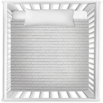 White Brick Wall Nursery Decor 45254371