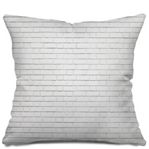 White Brick Wall Pillows 45254371