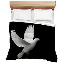 White Dove In Flight 1 Bedding 1672292