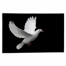 White Dove In Flight 1 Rugs 1672292