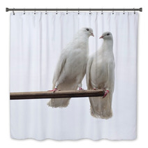 White Doves Bath Decor 66082728