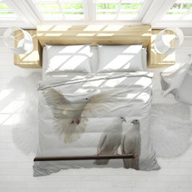 White Doves Bedding 67612909