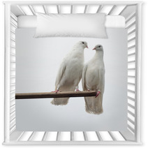 White Doves Nursery Decor 66082728