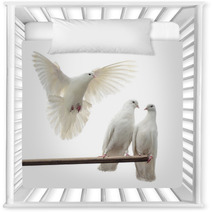White Doves Nursery Decor 67612909