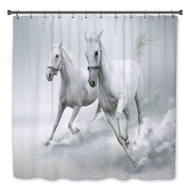 White Horses Bath Decor 32884228