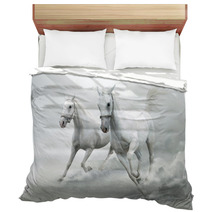 White Horses Bedding 32884228