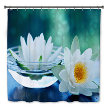 White Lotus Flower Bath Decor 57359295