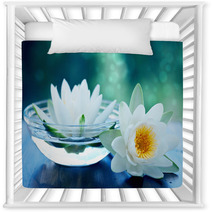 White Lotus Flower Nursery Decor 57359295