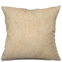 White Rice Background Pillows 169928567