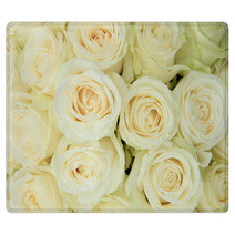 White Roses In A Wedding Arrangement Rugs 65741418