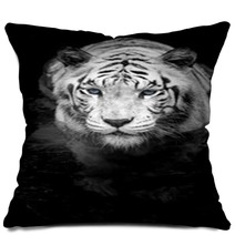 White Tiger Pillows 59008729
