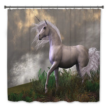 White Unicorn Stallion Bath Decor 48202053