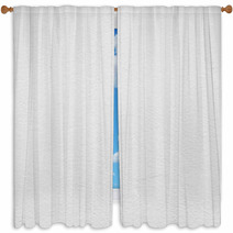 White Wall Background And Texture Window Curtains 96219758