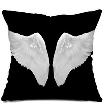 White Wing Isolated Pillows 57956126