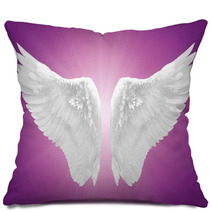White Wing Isolated Pillows 57956130