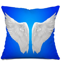 White Wing Isolated Pillows 57956132