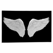 White Wing Isolated Rugs 57956126