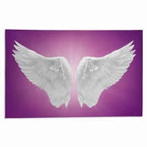 White Wing Isolated Rugs 57956130
