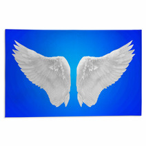 White Wing Isolated Rugs 57956132