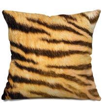 Wild Feline  Textured Fur Pillows 65579263