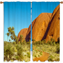 Wild Nature In The Australian Outback Window Curtains 49943348