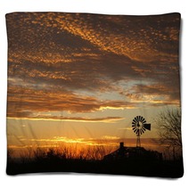 Windmill Sunset Blankets 3272750