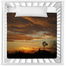 Windmill Sunset Nursery Decor 3272750