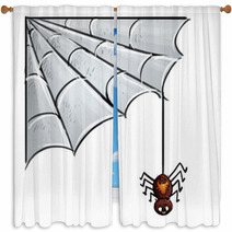 Spider Window Curtains 119384573