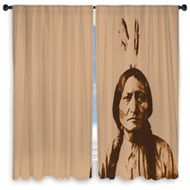 Native American Window Curtains 192958299