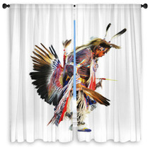 Native American Window Curtains 2059094