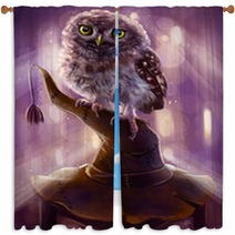 Owl Window Curtains 99185819