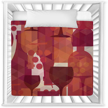 Wine And Drink Seamless Pattern Background Nursery Decor 72255828
