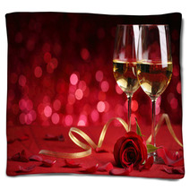 Wine And Rose Blankets 60493252