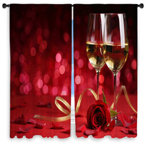 Wine And Rose Window Curtains 60493252