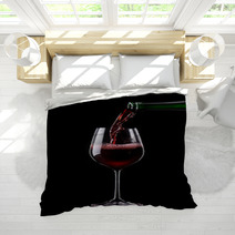 Wine Being Poured Into A Glass Bedding 58728534