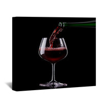 Wine Being Poured Into A Glass Wall Art 58728534